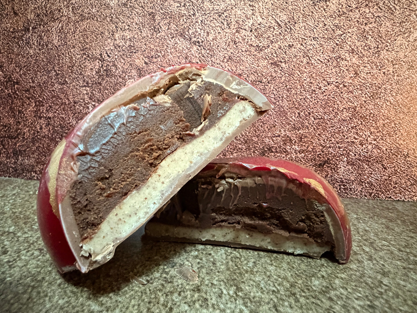 Ръчно изработено сърце от шоколад