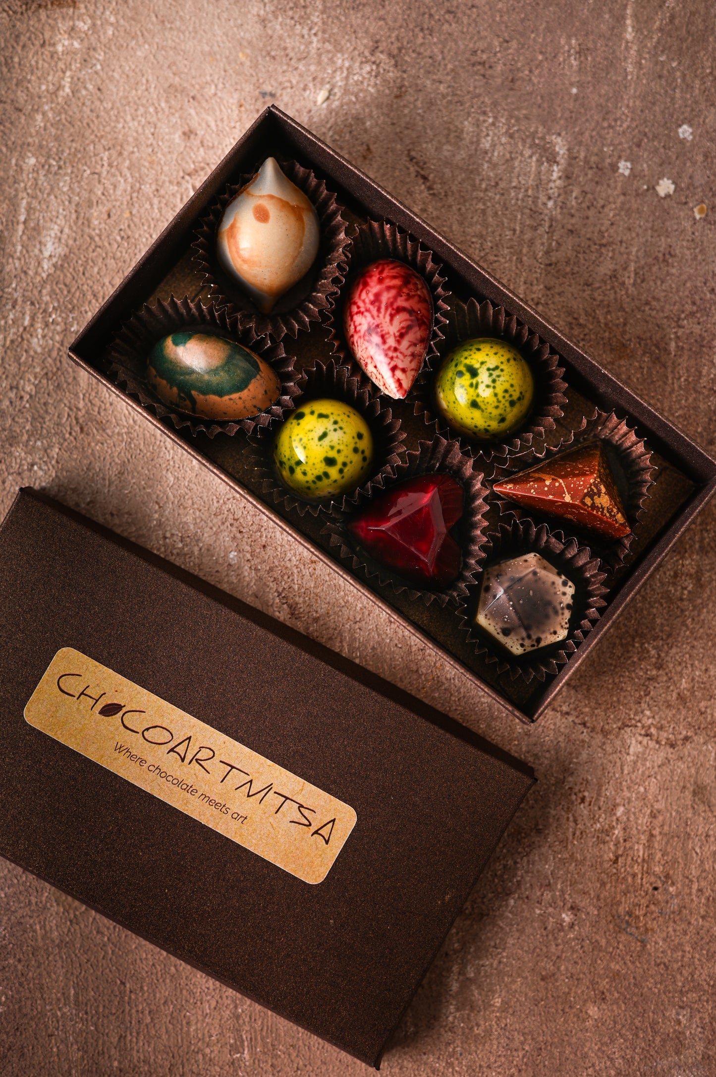 Ръчно изработени бонбони зимна колекция - 8 броя