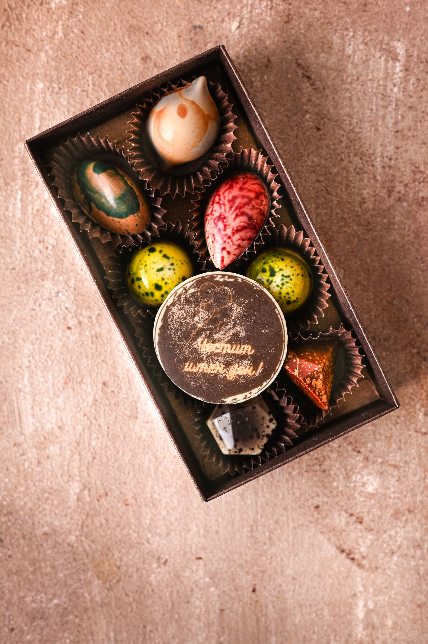 Ръчно изработени бонбони зимна колекция - 8 броя