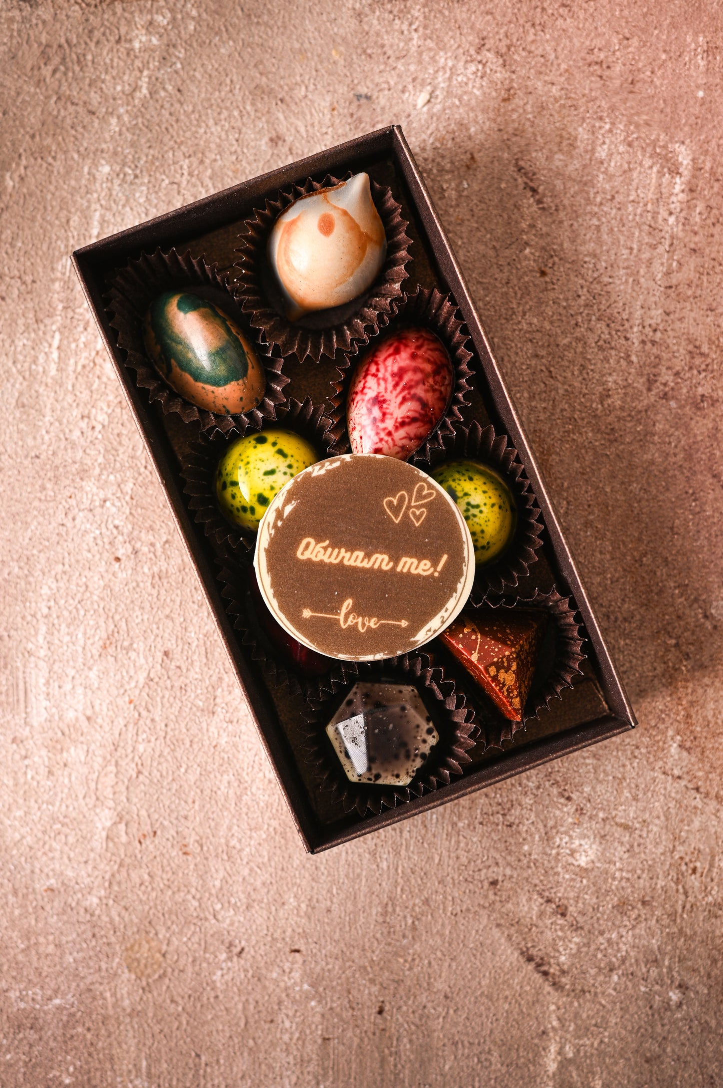 Ръчно изработени бонбони зимна колекция - 8 броя