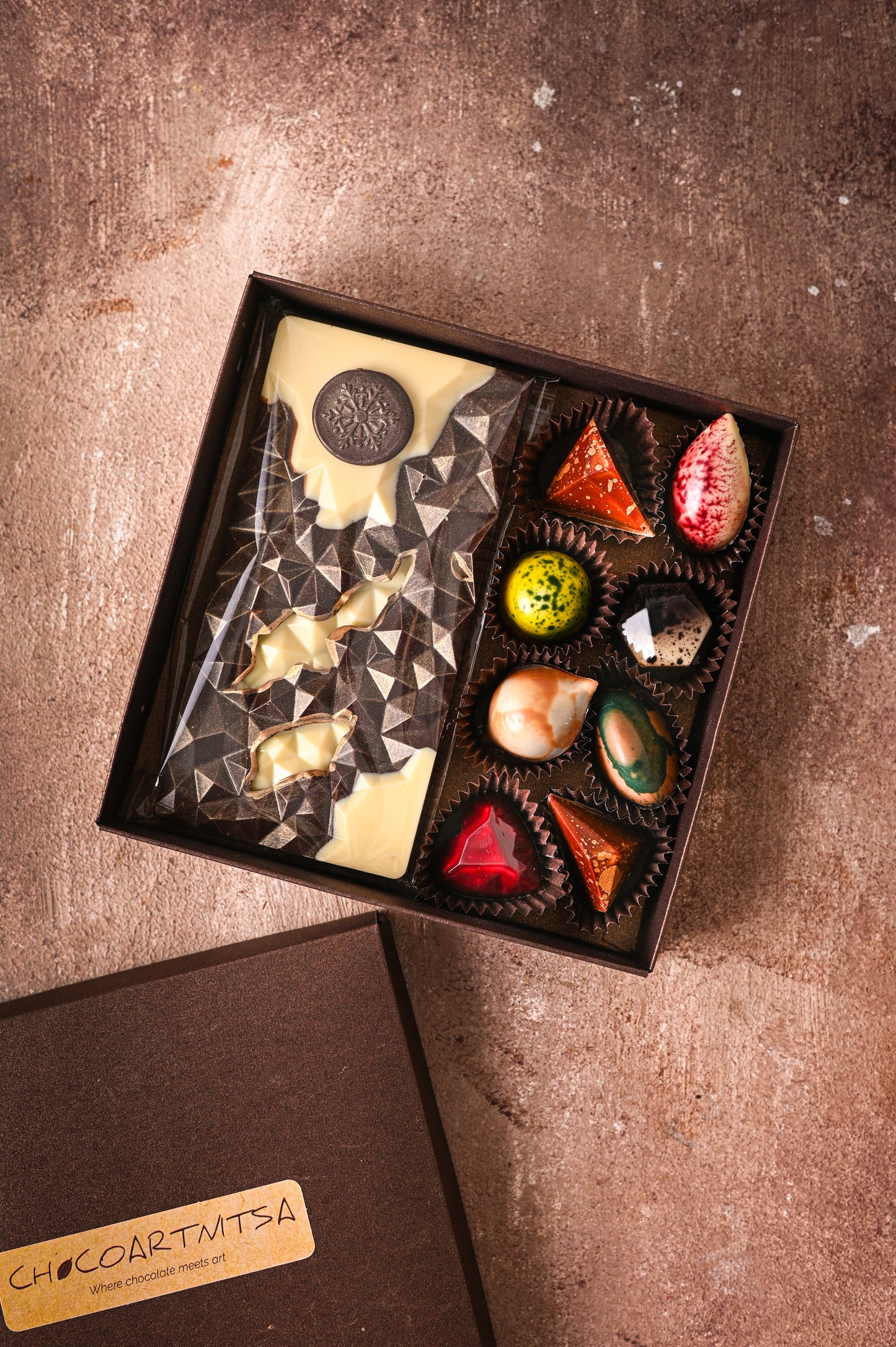 Ръчно изработени бонбони зимна колекция - 8 броя