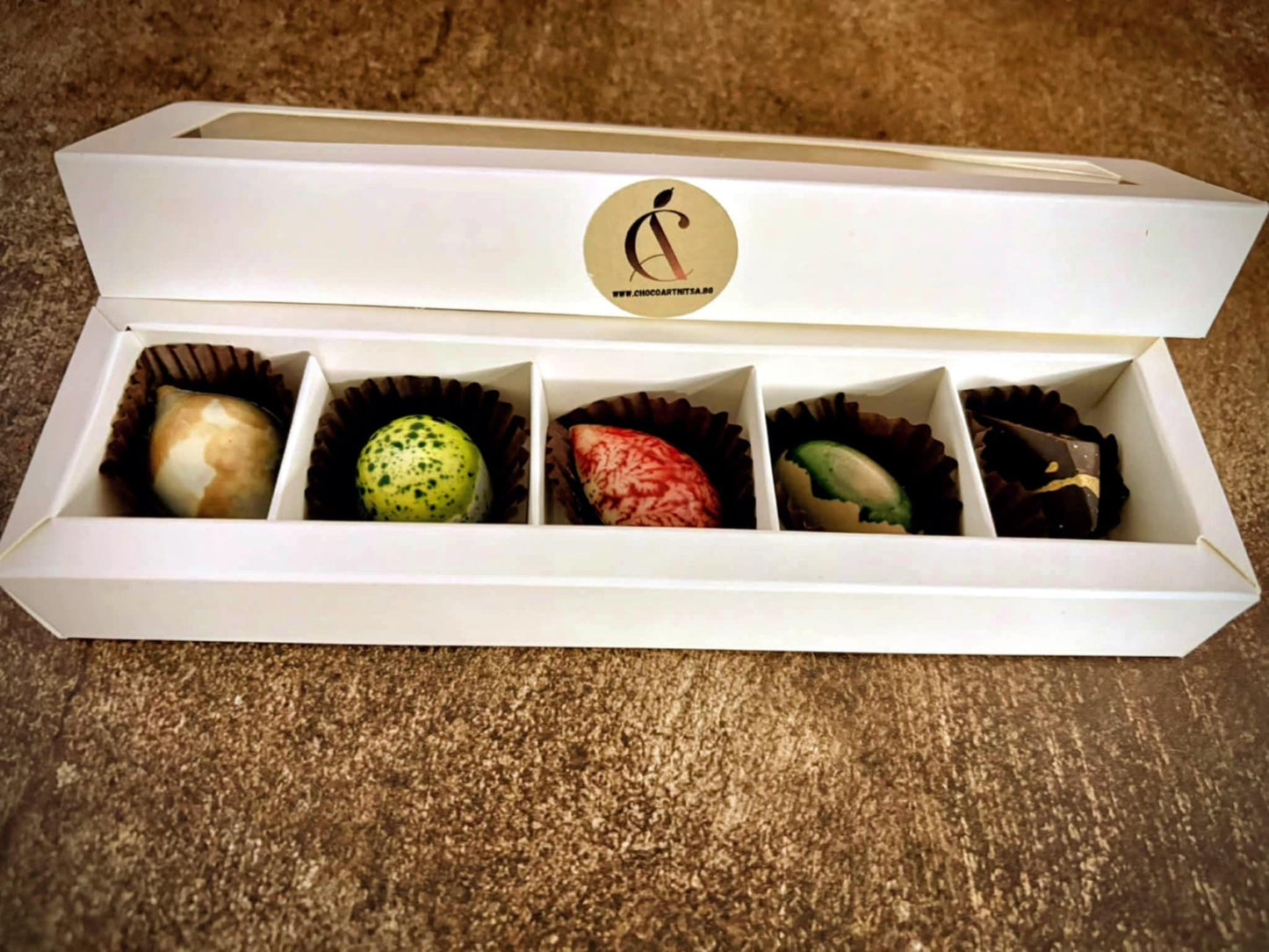 Ръчно изработени бонбони зимна колекция - 5 броя